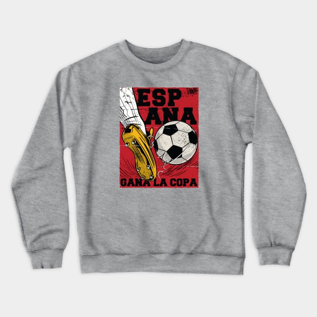 Espana Gana la Copa // Spain Win the Cup Crewneck Sweatshirt by SLAG_Creative